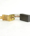 Top Shelf R06 Carbon Brush Set Replacement Fits Superior Electric Porter Cable Delta Saws 2 Pack 0.78 Inch motor brush with metal terminal.