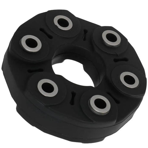 Super Flexible Coupling Kit For Propshaft Joint Replaces 26117610061 Fits 1 Series 3 Series 5 Series 6 Series 7 Series Cars Reduces Vibe And Boosts Drivetrain Smoothness Like A Boss. black rubber propshaft coupling with metal bushings