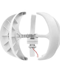 Lantern Wind Turbine Generator 600W Vertical Wind Power System With Controller And Flange Plate Auto Wind Angle For Home