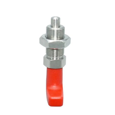 Heavy Duty Plastic T Handle Indexing Plunger Pin Engineered For Slick Spring Loaded Retractable Action With Comfort Grip And No Sweat Setup Perfect For Swift Jig Latching In M12 M16 M20