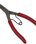 Angle Tip Lock Ring Pliers Nine Inch Satin Finish Pro Grade For Brakes, Transmission, Pedal Shift And Clutch Shafts, Right Angle Jaw