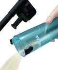 Cyclonic Vacuum Attachment For 18v And 12v Cordless Handheld Tools captures ninety percent dust shown during use with one touch release.