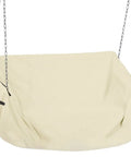 Waterproof Porch Swing Cover For 56 Inch Outdoor Swing Chair, Beefy 600D Oxford Fabric shown protecting swing.