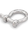 Beefy Half Inch Bow Shackle For Chains Or Straps Heavy Duty D Ring Shackle Marine Grade Stainless Steel 316 Boat Anchor Kit Screw Shackle 1950 Pound Capacity One Piece