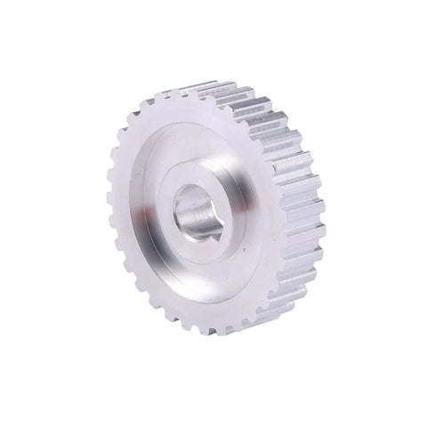 2Pcs Garage Grade Metal Synchronous Pulley and S Gears for Mini Lathe Motor Belt Drive with 8mm Bore robust aluminum gear