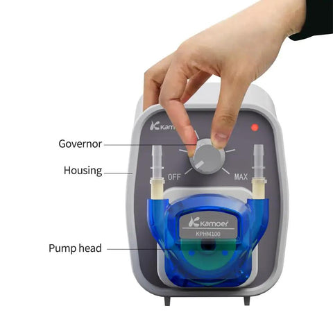 Kcp Peristaltic Pump 24V Dc, Variable Flow Rate Controller 50-100Ml Min, Compact Liquid Transfer Device For Homebrews, Labs, And DIY Fluid Projects With Easy Tubing Replacement