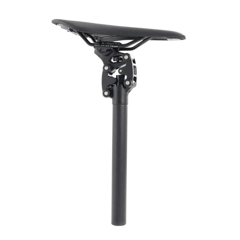 Hydraulic Suspension Seatpost For Road Bikes And E Bikes Lightweight Aluminum Alloy 350mm adjustable ride height side view