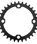 Round Oval Narrow Wide Chainring 104 BCD 34T for 6-12 Speed Bikes, Black Anodized 7075 Aluminum, Fits Shimano SRAM Cranks