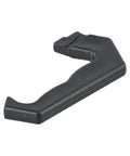 Durable Moka Pot Handle Replacement For 1, 3, 6 And 9 12 Cup Stovetop Espresso Makers in black heavy-duty plastic, side view