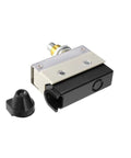 Panel Mount SPDT Switch 1NO 1NC Momentary Micro Limit Switch Snap Button Type For AC DC Control Circuits, rugged design