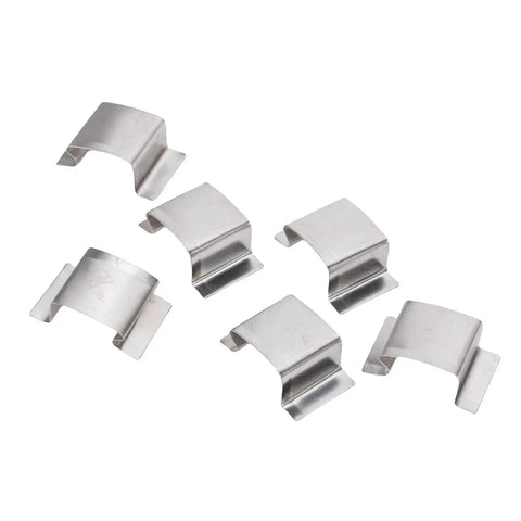 Heavy Duty Glass Clamps for Greenhouses 50 Pack Steel Sprung G Clamp Holders for Securing Climbing Plants and Glazing Panels, No Tools Needed, Easy Install Garden Maintenance Kit, Ideal for Greenhouse Projects and Repairs. stainless steel clamps
