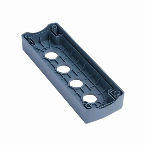 Rugged 22mm Waterproof Button Junction Box IP65 Enclosure for control panels, showing four-hole mounting design, ABS material