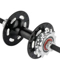 Fixed Gear One Speed Freewheel Cogs Set For Fixie Track Bike Hub With Lockring, 13T To 18T Options on black hub