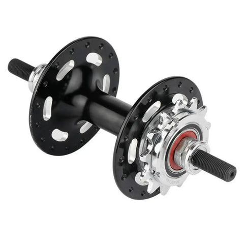 Fixed Gear One Speed Freewheel Cogs Set For Fixie Track Bike Hub With Lockring, 13T To 18T Options on black hub