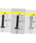 Straight Up Solid Black Screw Assortment Kit Featuring Portable Countersunk Round Head Fasteners, assorted 2mm screws shown.