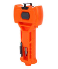 Ace The Install With This Game Changer Door Lock Jig Featuring Reversible Square And Round Blades Plus A Heavy Duty Top Chisel For Dead On Mortise Cuts On 1-3/8 Or 1-3/4 Inch Doors, orange mortise cutting tool with adjustable blade.
