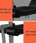 Adjustable Weight Bench For Full Body Dumbbell Workouts Cushioned Non Slip with wrapped hook cotton padding detail.