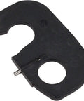 Left Mountain Bike Crank Arm Safety Plate for Hollowtech II with steel and aluminum alloy, boosts stiffness on demanding trails