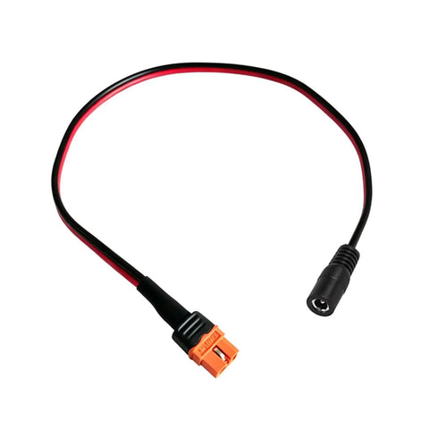 XT60I To 5.5x2.1mm Power Cable DC5521 Female Connector For Lithium Batteries And FPV Gear, black red wire