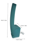 Heavy Duty Oven Handle Replacement For Commercial Kitchen Equipment, green ergonomic design, 18cm long, ideal for heat-proof use.