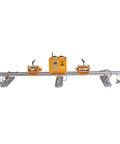 Heavy Duty Fork Mounted Vacuum Lifter With 330 Lb Capacity handles slab stone and glass, featuring 3 pads and remote control.