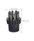 10 Pack Steam Cleaner Brush Heads Replacement Parts With Tough Bristles For Deep Grout And Tile Scrubbin,1.53 x 1.14 inches.