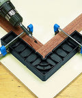 90 Degree Right Angle Woodworking Clamp, Polycarbonate Square Tool holding wooden parts for fastening and drying glue