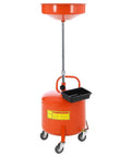 Upgrade Your Shop With This Tough 8 Gallon Waste Oil Drain Tank featuring an adjustable funnel and portable wheels.