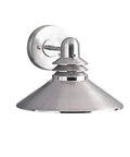 Grenoble Indoor Outdoor Wall Sconce 1 Light Dope Brushed Nickel Finish Wet Location Rated For Porch Or Patio A19 Bulb Not Included