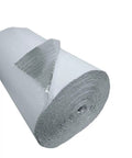 Rock Solid Double Bubble Reflective Foil Insulation R8 Thermal Barrier Roll 48 Inches By 100 Feet, showing rolled foil insulation material.