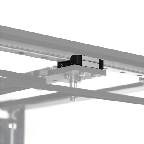 Mini Linear Guide Rail Slide Carriage For CNC Laser Engraving Machine MGN12H Compatible 250mm With Block installed on machine