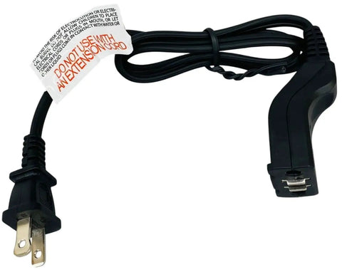 Magnetic Deep Fryer Cord For Select FryDaddy Series And Presto Models Safe Magnetic Plug Prevents Kitchen Mishaps. Black cord visible.
