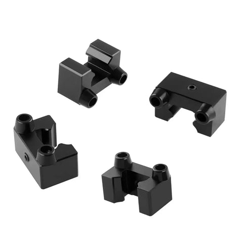 Fixed Block For Linear Guide Rail HG15 HG20 4 Pack Cross Roller Guide Block black metal blocks for CNC slider locking