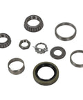 Heavy Duty Trailer Wheel Bearing Kit With Seal For 3500 To 3700 Lb Axles, Hub Replacement, Includes Inner Bearing L68149 And Outer Bearing L44649, Plus Spindle Nut For Easy Install components on a white background.