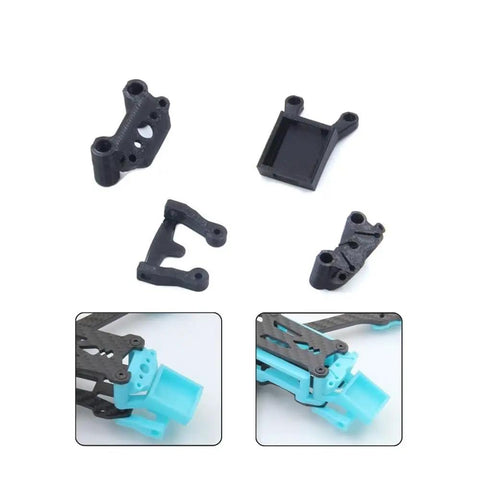 3D Printed BN-220 GPS Mount For FPV Drones, TPU Holder And T Shaped Antenna Bracket, Fixed Seat For Mark5 Frame