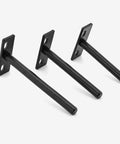 Built Tough T Shaped Wall Bracket Premium Silver Shelf Support Invisible Anti Rust Metal Partition Hanger Sleek Nickel Plate three sizes