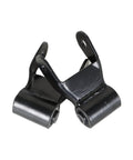 Rear Leaf Spring Shackle Repair Kit 2Pc With Bushing Replacement For Ram Dakota, heavy duty solid steel, pro welded joints, black finish