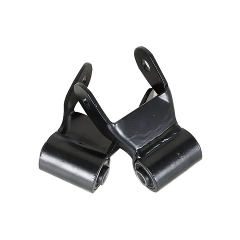 Rear Leaf Spring Shackle Repair Kit 2Pc With Bushing Replacement For Ram Dakota, heavy duty solid steel, pro welded joints, black finish
