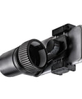 Dope Rifle Scope Camera Mount For Smartphones With All Aluminum Build And Tool Free Fast Lock Dual Viewing Angles For Hunting And Birding