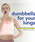 Person using Three In One Breathing Trainer For Lung Expansion Mucus Relief And Breathing Rehab A Real Lung Workout Portable