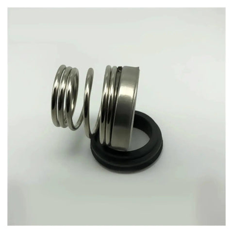 Durable Mechanical Shaft Seal Water Pump Oil Gasket With Single Coil Spring For 28mm Shaft visible with steel spring and rubber gasket.