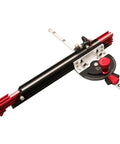 Pro Level Precision Miter Gauge For Table Saw And Router Table Featuring Micro Flip Stop and Extendable Fence.