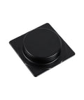 Run Your Closet Setup Like A Boss With These Four Pack Heavy Duty Recessed Square Finger Pulls Sleek Flat Handles For Barn Doors Real Deal Durability Matte Black handle top view, 70mm square, matte black finish.