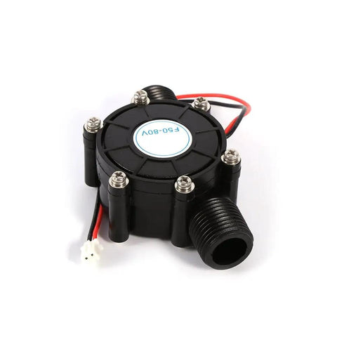 Water Turbine Charger Hand Crank 10W Hydroelectric Generator For Off Grid Power Durable Black Plastic Shell Emergency Radio Supply 0to80V Output