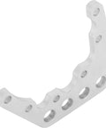 Adjustable 9 Inch Ford Panhard Bar Mounting Bracket With Multiple Roll Center Settings IMCA Approved Steel Construction For Rear End Suspension Racing Cars And Offroad Projects Durable Steel, white steel bracket