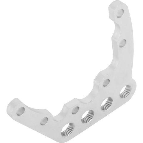 Adjustable 9 Inch Ford Panhard Bar Mounting Bracket With Multiple Roll Center Settings IMCA Approved Steel Construction For Rear End Suspension Racing Cars And Offroad Projects Durable Steel, white steel bracket