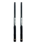2Pack RH-205 Beefed-Up Telescopic VHF 144MHz Antenna with BNC male connector for radios visible upright
