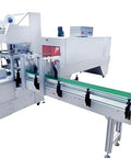 Heavy Duty Automatic Shrink Wrap Sleeve Sealer And Heat Closing Machine For Tamper Proof Packaging with conveyor and sealing unit.