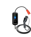 Rock Solid Portable EV Charger 11KW 16A App Controlled GBT EVSE Station with display and charging handle, 5M cable.