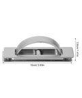 Hidden Flush Mount Cabinet Drawer Pull Handle With Screws For Kitchen And Bath Cabinets Concealed Zinc Alloy Hardware